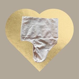 Cream High-Waisted Briefs